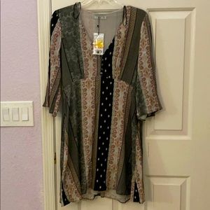 Mango Printed Flowy Dress